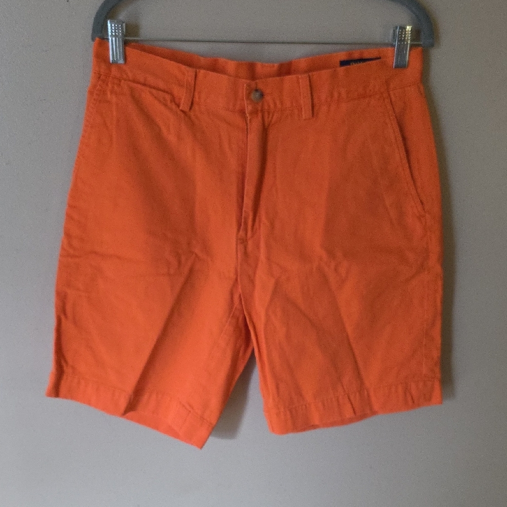 Polo by Ralph Lauren Orange Flat Front Shorts